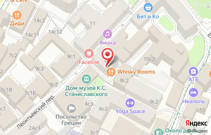 Адвокатский кабинет Ястребовой В.В. в Леонтьевском переулке на карте