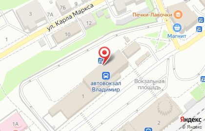 Автовокзал, г. Владимир на карте