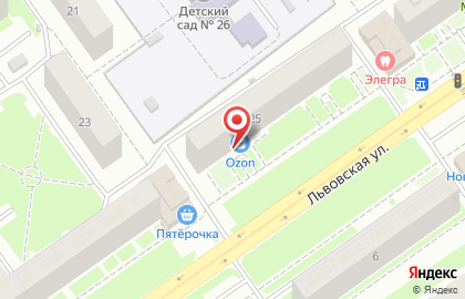 Салон Мари на Львовской улице на карте