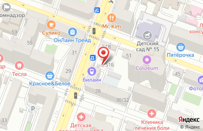Премиум в Октябрьском районе на карте