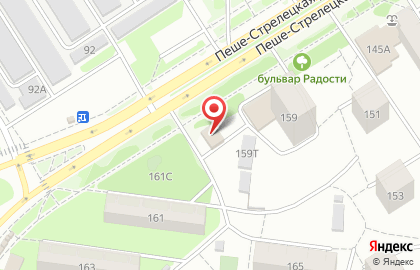 Пункт приема вторсырья Стимул на Пеше-Стрелецкой улице на карте