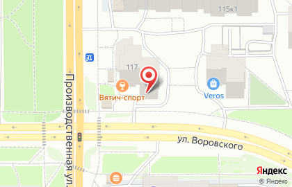 Магазин Цветы Дёшево на улице Воровского на карте