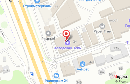 Магазин фастфудной продукции на Дмитровском шоссе на карте