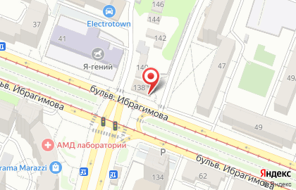 Магазин Монетка в Уфе на карте