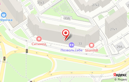 Медицинский центр Ситимед на Братиславской улице на карте