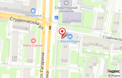 Карамба на проспекте Гагарина на карте