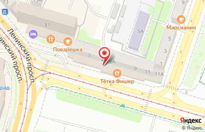 Магазин электроники Toosim в Ленинградском районе на карте