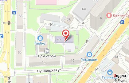 Детский сад №152 в Железнодорожном районе на карте