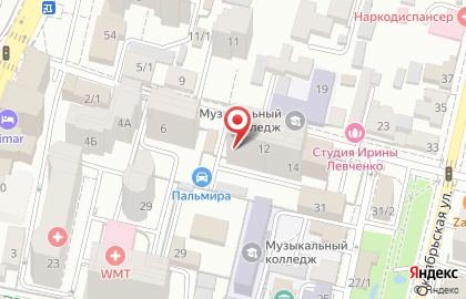 Международный экзаменационный центр на Советской улице на карте