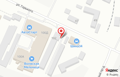 Торговая фирма Агротранс-Шина на улице Максима Горького на карте