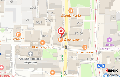 Мясной ресторан на Пятницкой улице на карте