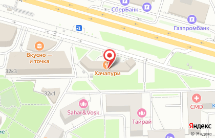 Ресторан Хачапури в Москве на карте