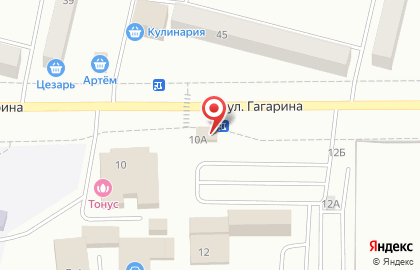 Продуктовый магазин Гурман на улице Гагарина на карте