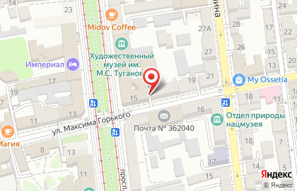 Участковый пункт полиции №3 на улице Максима Горького на карте