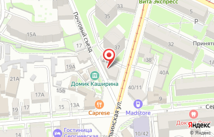 Авангард на Московской на карте