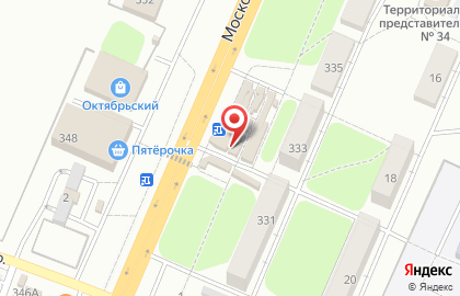 Магазин Пресс-маркет на Московской улице на карте