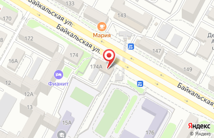 Ресторан быстрого питания SubClub на Байкальской улице на карте