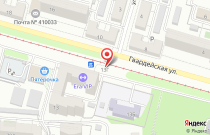 Цветочный салон Экспресс Букет 24 на Гвардейской улице на карте