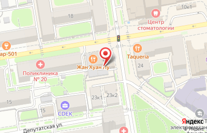 Ресторан VERANDA by Denis Ivanov на улице Ленина на карте