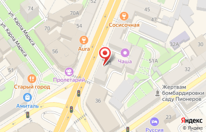 Промсвязьбанк в Воронеже на карте