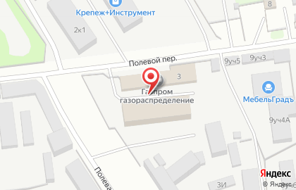 ОАО Газпром газораспределение Нижний Новгород в Полевом переулке на карте