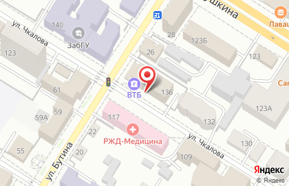 Билетная касса Авиаэкспресс на улице Чкалова на карте
