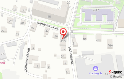 Автосервис на Знаменской, 34а на карте