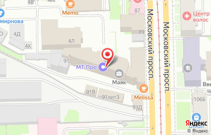 Банк Втб, Филиал в спб на Московском проспекте на карте