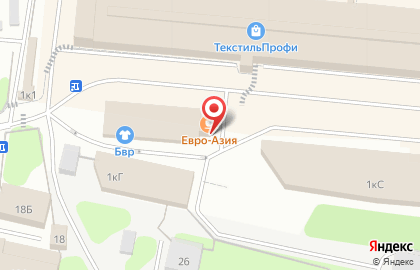 Кафе Евро-Азия на Сосновой улице на карте
