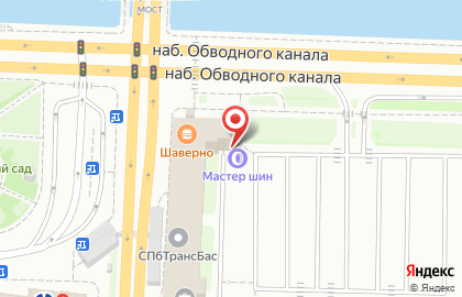 Шиномонтажная мастерская Мастер Шин на метро Балтийская на карте