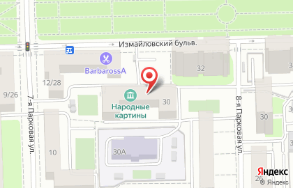 Московская школа программистов на Первомайской на карте