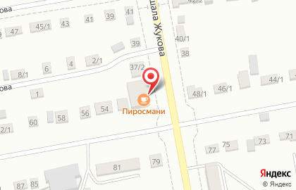Кафе Пиросмани на улице Маршала Жукова на карте