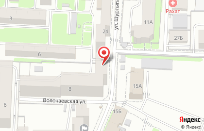 Оптовая фирма Август на Волочаевской улице на карте