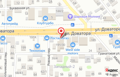 Шинный центр Колеса Даром в Ростове-на-Дону на карте