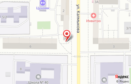 Продовольственный магазин в Орджоникидзевском районе на карте