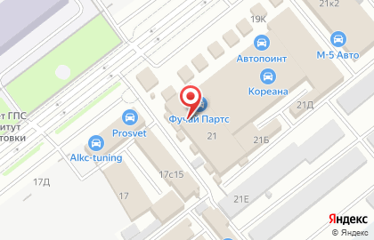 Магазин автозапчастей в Санкт-Петербурге на карте