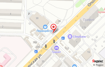 Билборды (6х3 м) от РА Экспресс-Сити на Ополченской улице на карте