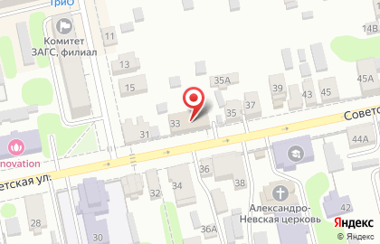 Ветеринарная клиника Биосфера на Советской улице на карте