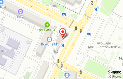 Продовольственный магазин Галис на Первомайской улице, 100а на карте