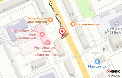 Студия парикмахерского искусства на проспекте Ленина на карте