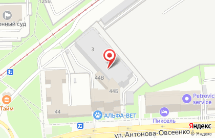 Постулат на Ставропольской улице на карте