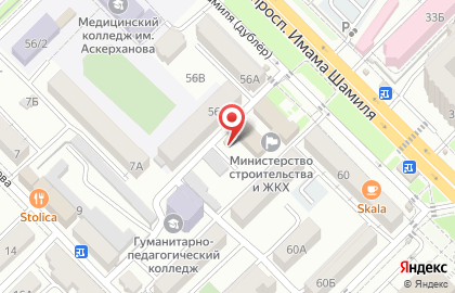 Государственная инспекция Республики Дагестан по надзору за техническим состоянием самоходных машин и других видов техники на карте