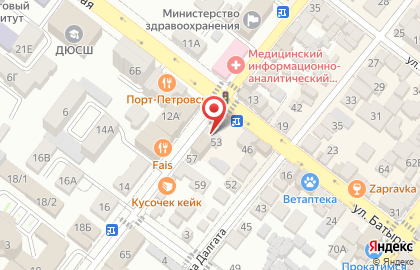 Гастроном в Махачкале на карте