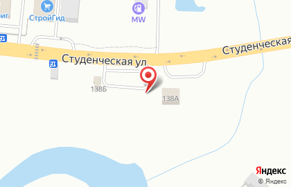 Караван на Студенческой улице на карте