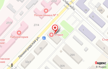 Ритуальное агентство Ритуал, ритуальное агентство на улице Ленинградской на карте