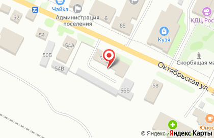Участковый пункт полиции на Октябрьской улице на карте