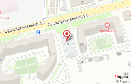 Центр страховых услуг на Судостроительной улице на карте