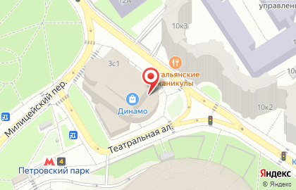 Автомойка на Театральной аллее, 3 ст1 на карте