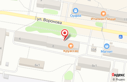 Сервисный центр Интеграл на улице Воронова на карте