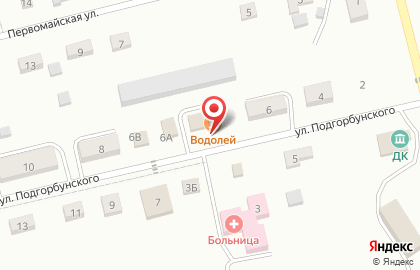 Продуктовый магазин в Новосибирске на карте